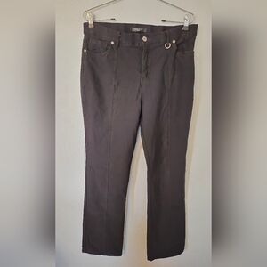 Simon Chang Black Straight Leg Jeans Size 14